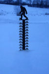 Iron Art Snow Gauge