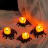 💥LAST DAY SALE 50% OFF💥Halloween LED Candle Lamp with Creepy Spider Decor