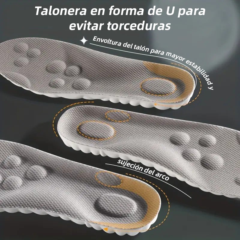 1 Par de Plantillas Deportivas Con Tecnología 4D Cloud Para Hombre Y Mujer🦶Compra 2 Obtén 15% OFF