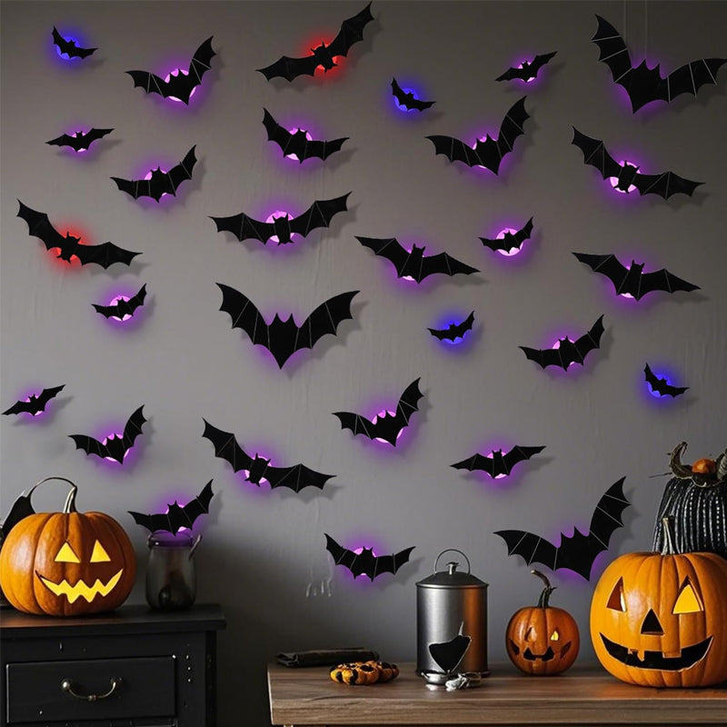⏰LAST DAY SALE 50% OFF💥LED Bat Wall Sticker