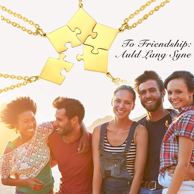 (🔥Last Day Promotion 50% OFF) Star Puzzle Friendship & Family Necklace - Buy 2 Get Extra 10% OFF & Free Shipping