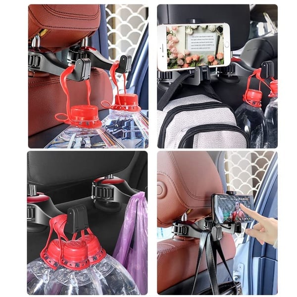 🎁TikTok Spring Last Day Promotion -80% OFF🔥Car Headrest Hidden Hook & Phone Holder