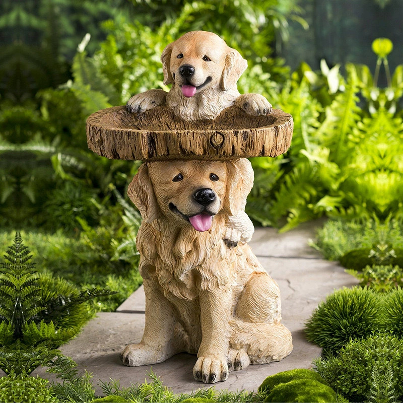 🐝Labor Day Deals: 50% OFF! Puppy Bird Feeder Outdoor Decorative Ornaments