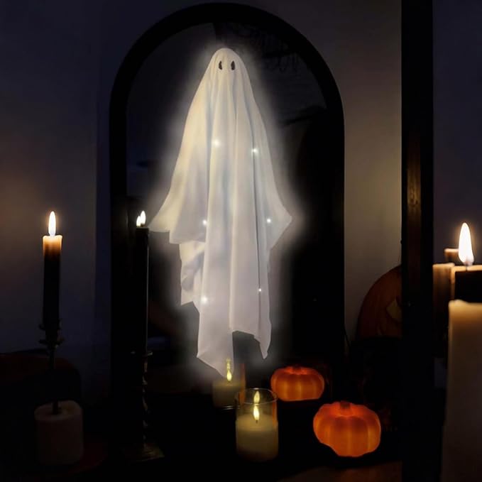 🔥HOT SALE👻2025 Ghost Mirror for Halloween Decor Indoor