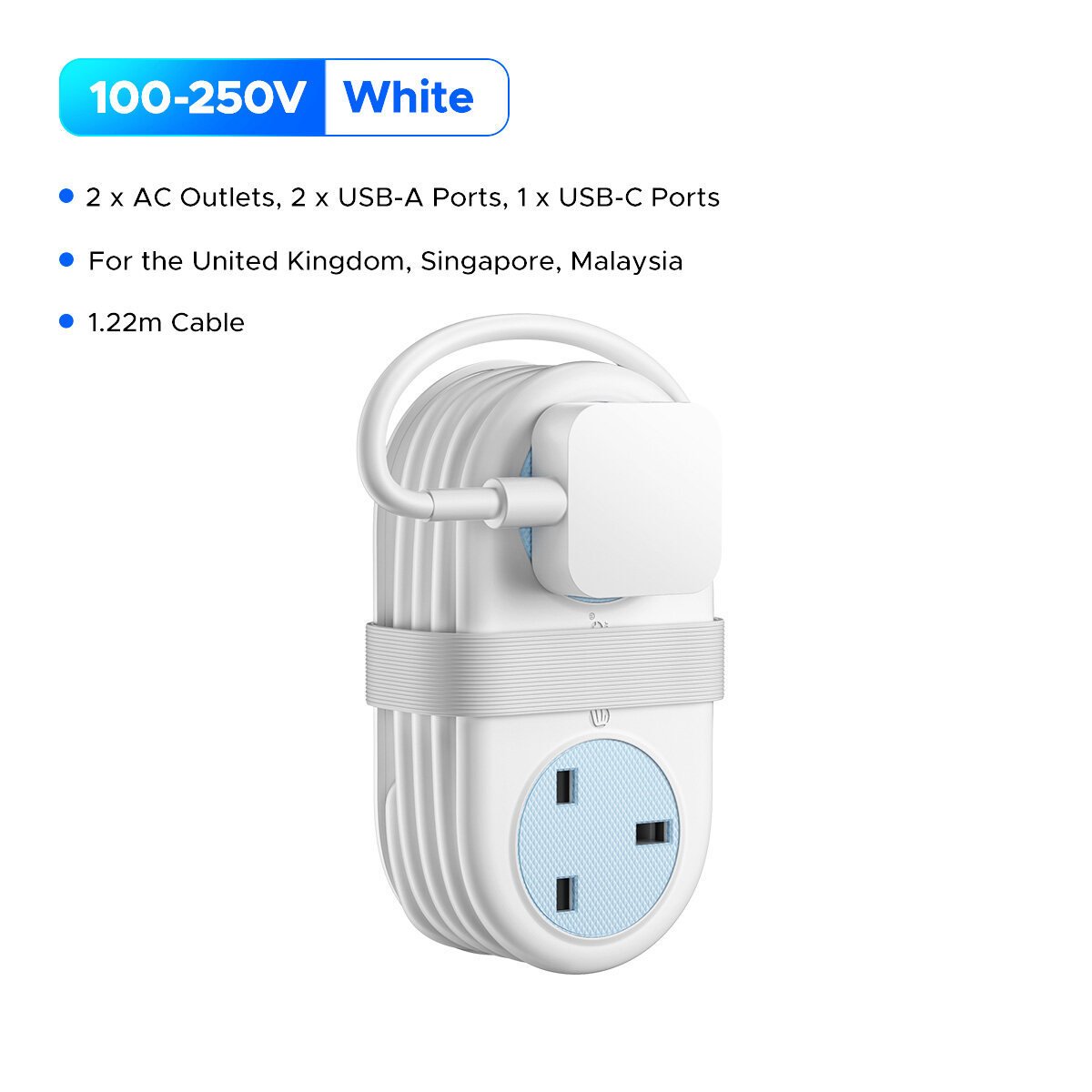 🎁TikTok Last Day Sale - 70% OFF🔥4FT Travel Power Strip with 4 AC Outlets