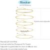 Moodear Gold Bracelet for Women 14K Real Gold Bracelet Sets for Women Dainty Snake Chain Bracelet Adjustable Cuban Link Bracelet for Women Cuff Bangle Gold Stackable Bracelets for Womens Jewelry Sets