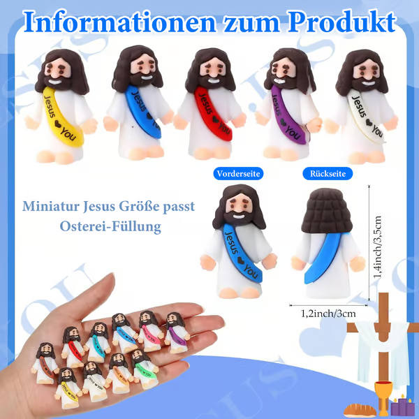 🔥Mini-Jesusfiguren mit Originaldesign Jesus liebt dich