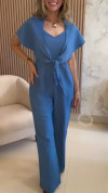 Women's V-neck Sleeveless Jumpsuit Casual Suit