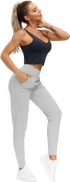 THE GYM PEOPLE Women's Joggers Pants Lightweight Athletic Leggings Tapered Lounge Pants for Workout, Yoga, Running