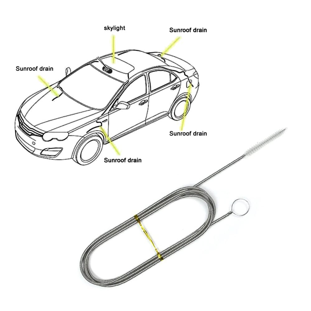 🔥Limited time 50 % OFF--Car Drain Dredge Cleaning Scrub Brush