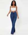 🔥Stretch-Jeans mit hoher Taille und Crossover
