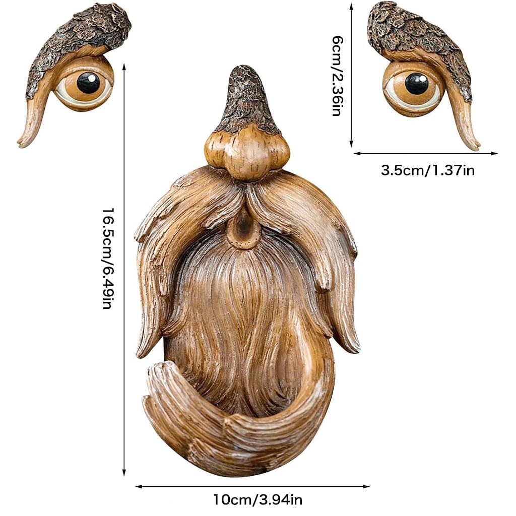 🎖️July 4th Flash Sale: 50% OFF Sitewide! 💕Handmade Tree Faces Garden Decor –Tree Hugger Bird Feeder