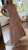 Women's U-neck Sleeveless Fishtail Casual Dress
