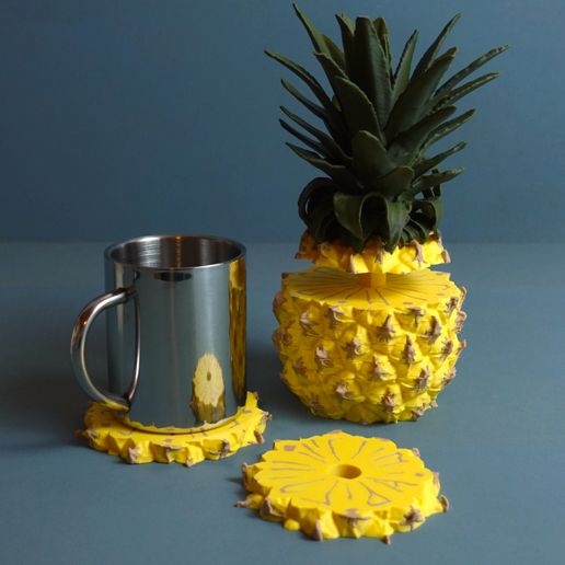 Pineapple Decorative Coasters