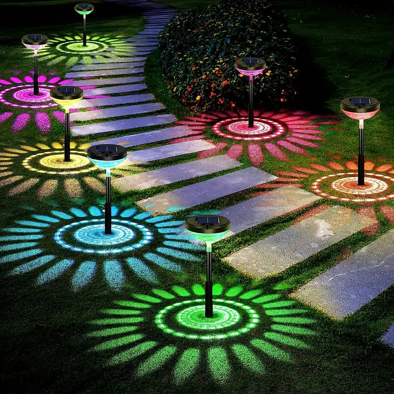 🔥Last Day Promotion 42% OFF🔥Mandala Pattern Solar Garden Light