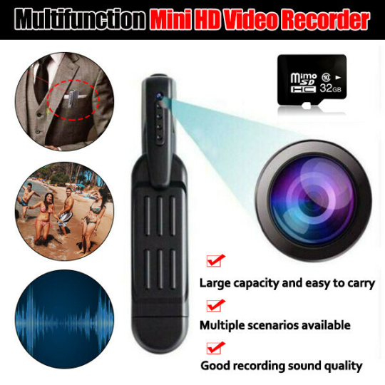 (🔥Clearance Sale - 50% OFF) PENCAM-Mini HD Video Recorder(1080P), Buy 2 Free Shipping