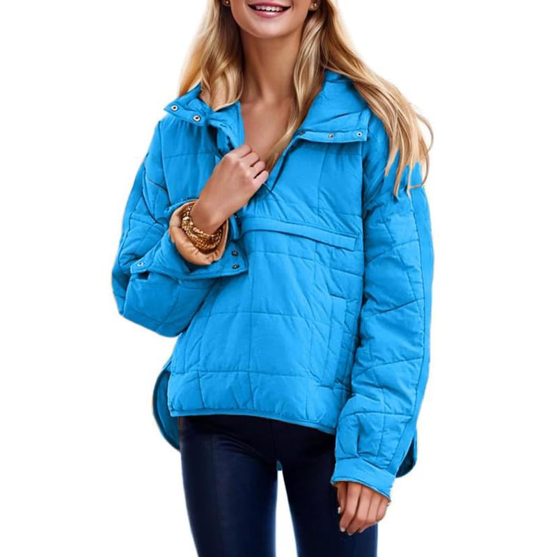 🔥Letzter Tag Verkauf 49% Rabatt🔥Damen Oversize Kapuzen-Pufferjacke, gesteppte, gepolsterte Kapuzenjacke