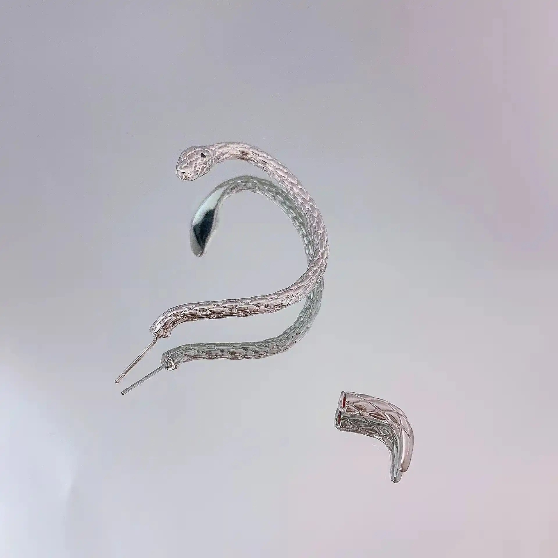 Snake Wrap Earring - Gift For Loved One,S925 Sterling Silver