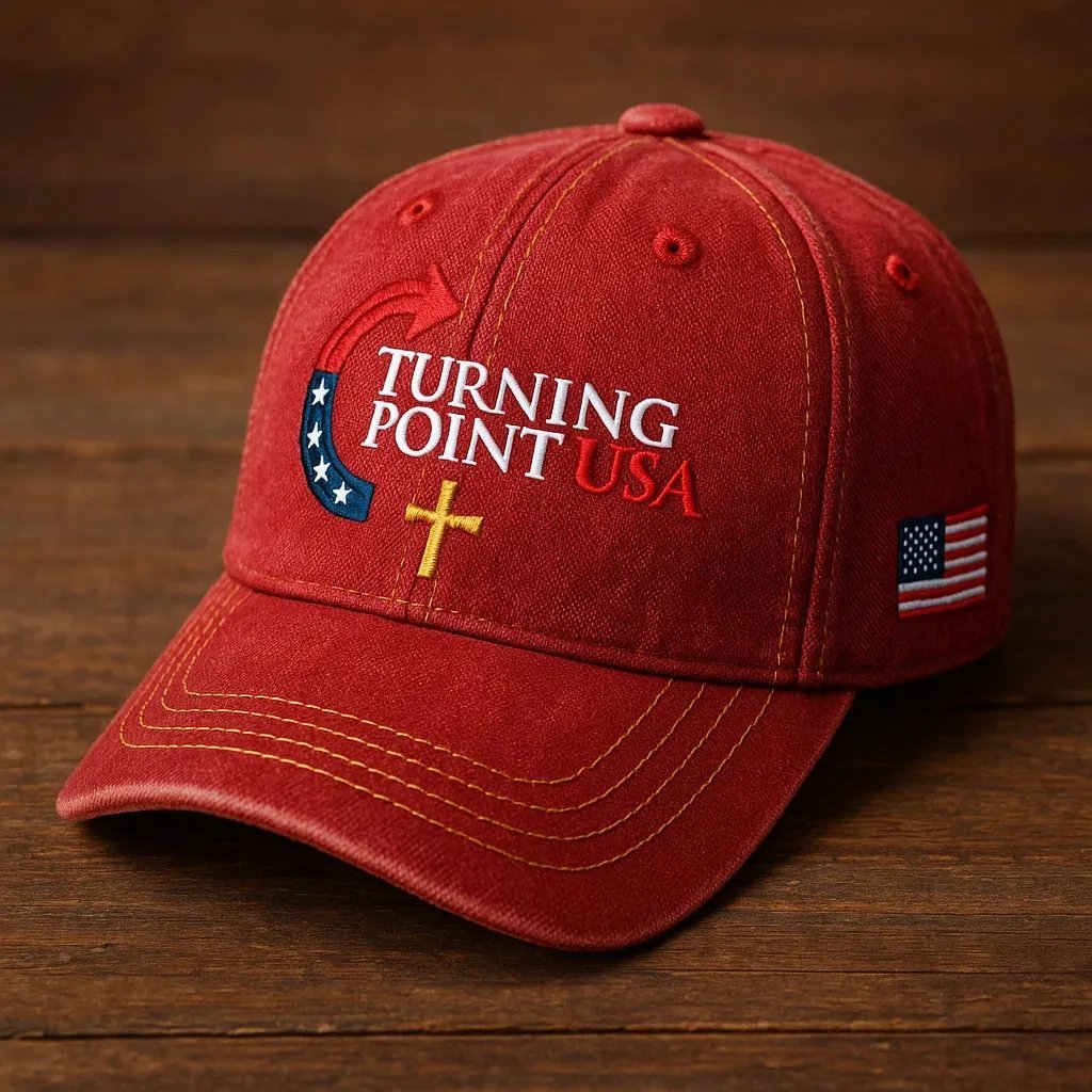 🔥LAST DAY 50% OFF - Turning Point USA Patriotic Cap✨(Breathable & Lightweight Comfort & Unisex Fit)