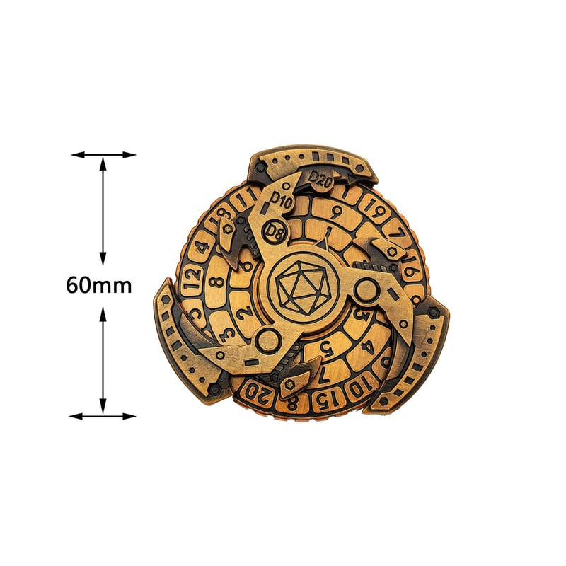 🔥🔥LAST Sale 49% OFF--Dungeons and Dragons Metal Dice Spinner（BUY 2 FREE SHIPPING)