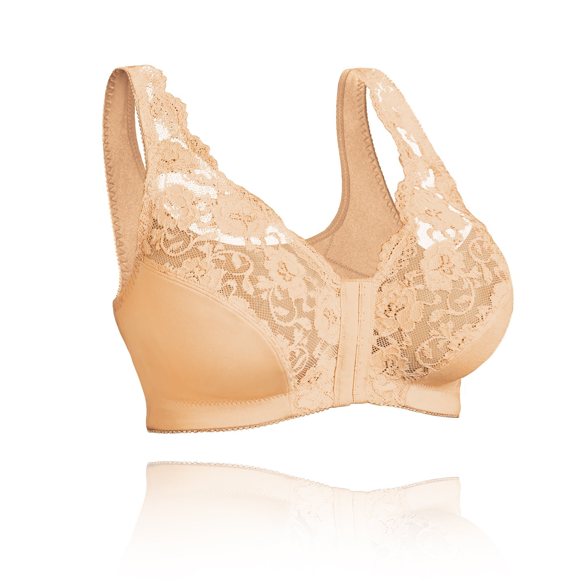 🎁LAST DAY 45% OFF🎁Front hooks, stretch-lace, super-lift, and posture correction – ALL IN ONE BRA!