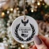 💙Charlie Kirk Memorial Ceramic Ornament: Patriotic Keepsake
