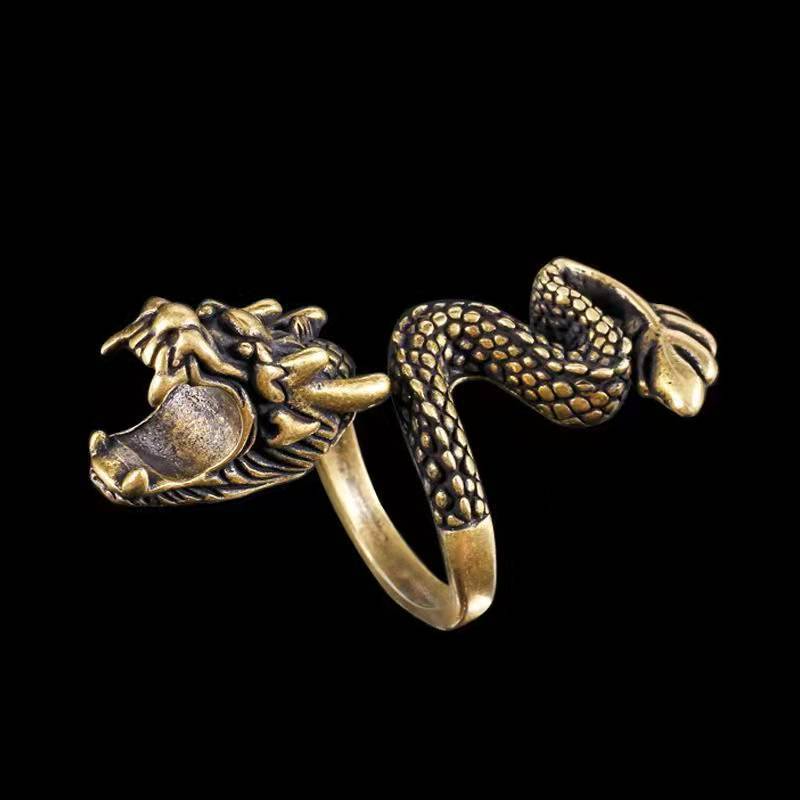 (🎄CHRISTMAS SALE NOW-48% OFF) Metal Gold Dragon Ring Holder(BUY 3 GET FREE SHIPPING TODAY)