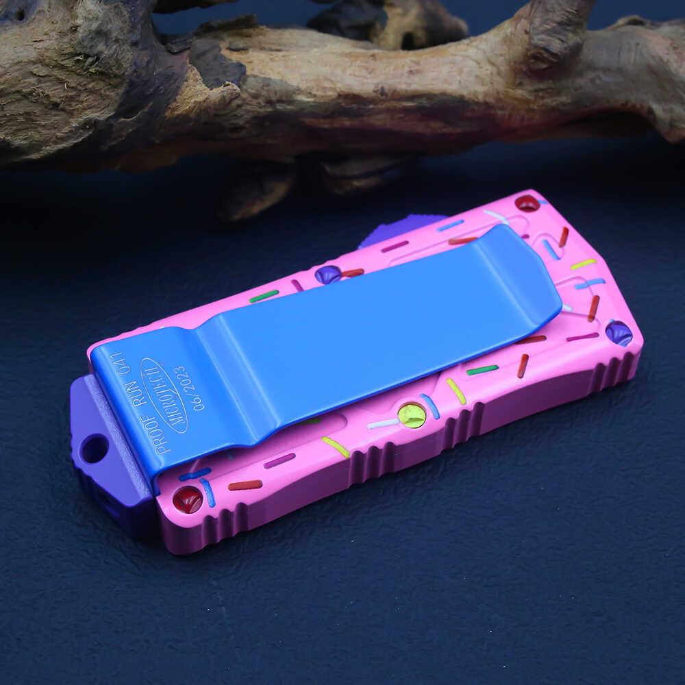 Exocet Pink Donut EDC Microtech Knife
