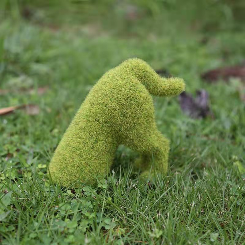 Garden Puppy Grass Decoration