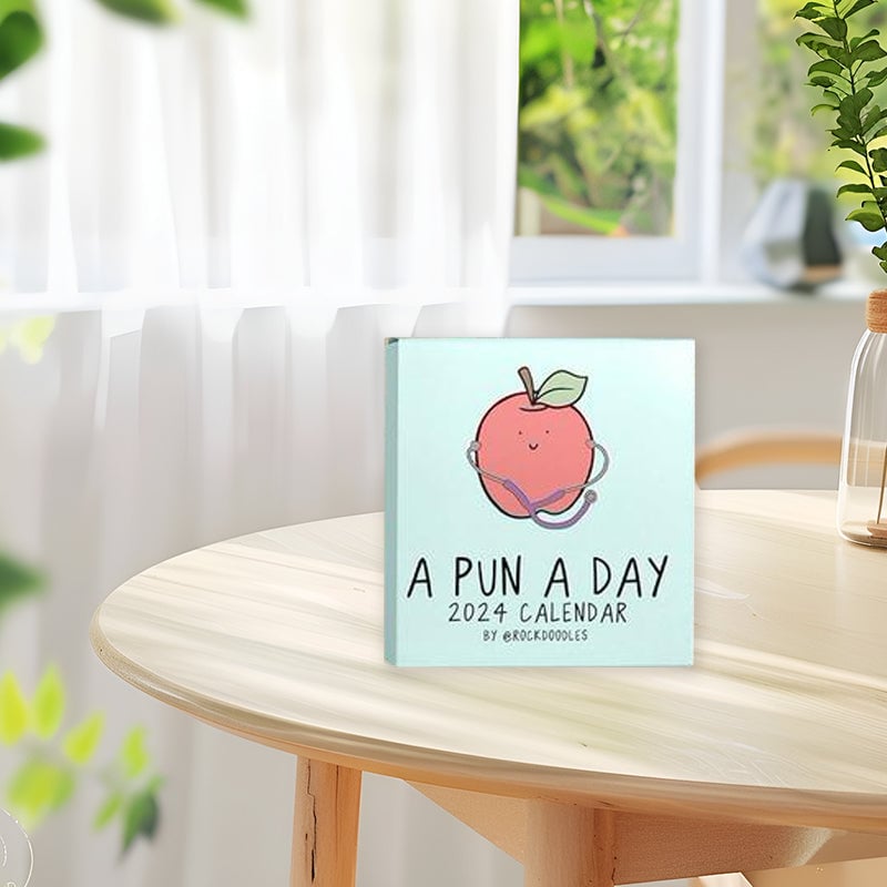 🔥2025 A Pun A Day Desktop Calendar