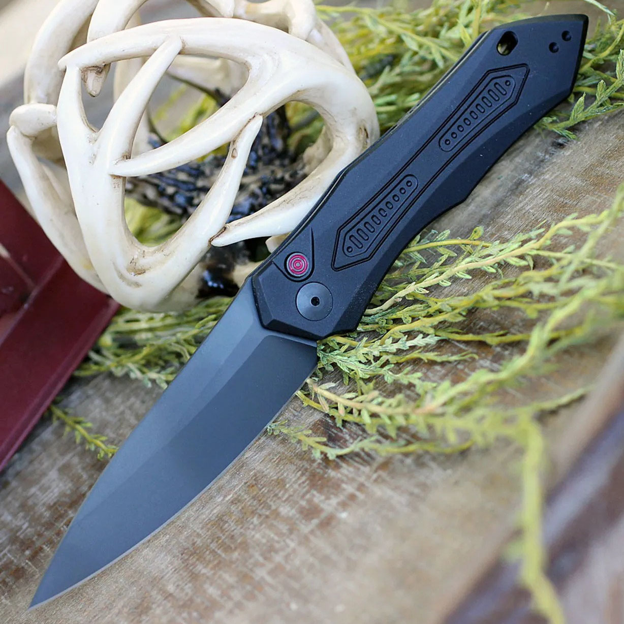 🔥Last Day Promo - 70% OFF 🎁Launch 6 Automatic CPM 154 Black Anodized Aluminum Knife 7800BLK | Buy 2 Free Shipping