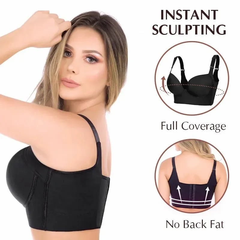 🔥Last Day Promotion 50% OFF-Hide Back Fat Full Back Coverage-Deep Cup Bra (Buy 4 Get Extra 30% Off & Free Shipping)