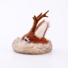 Handmade roe deer hat ornaments