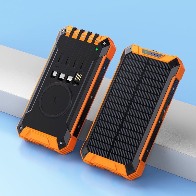 (🎉Last Day Promotion 50% OFF)  Portable Wireless Solar Power Bank