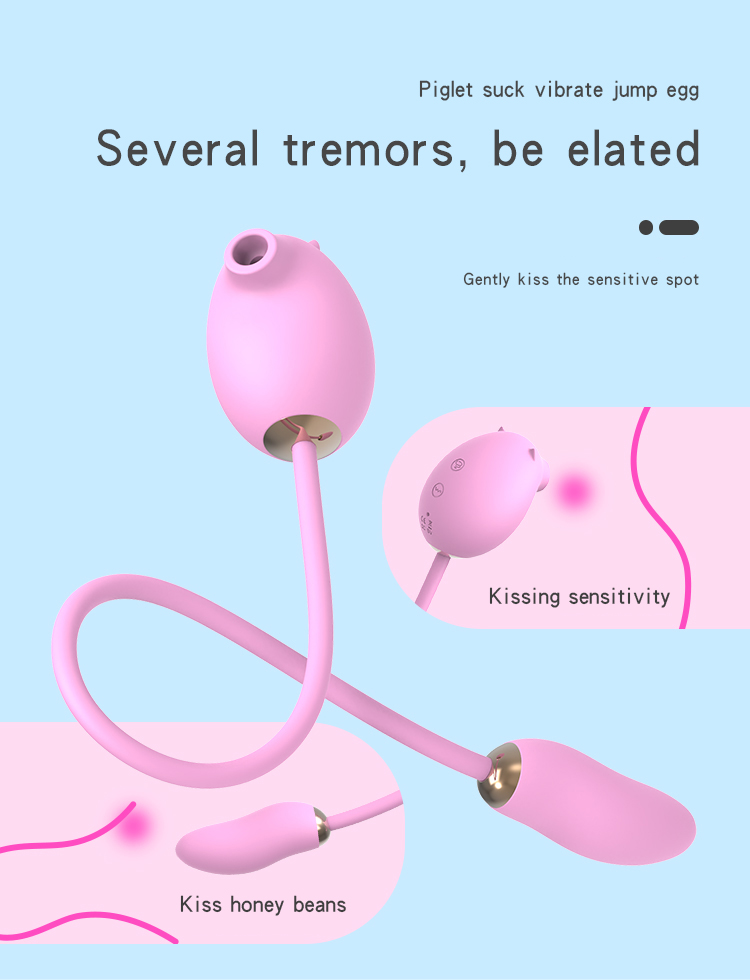 SHEMESIX - Women'S Clit Sucking G-Spot Vibrator Masturbation Stimulates Double-Headed Vibrating Eggs