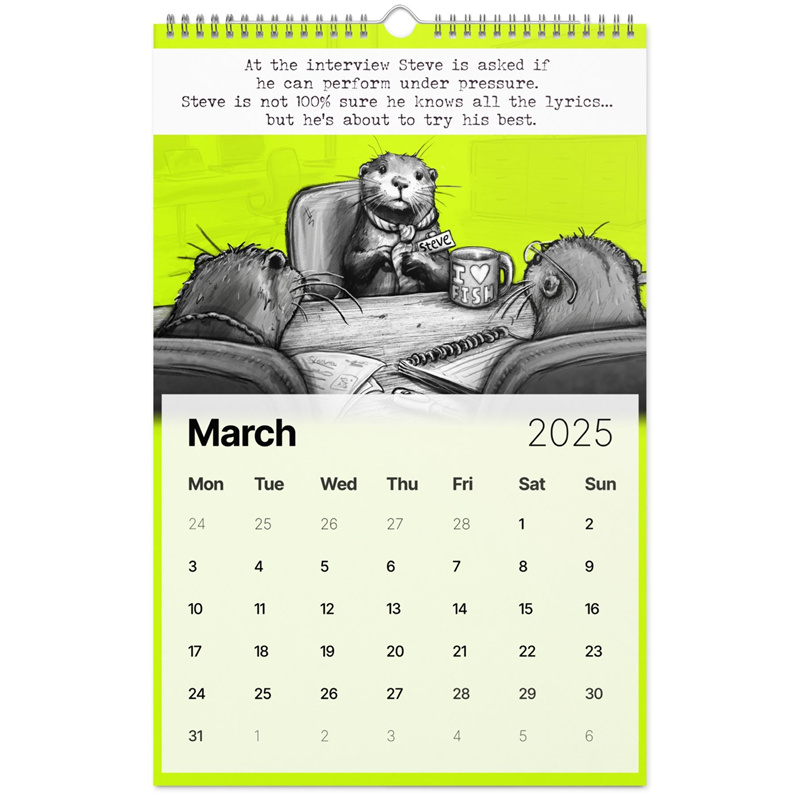 🎄Steve Wall Calendar✨