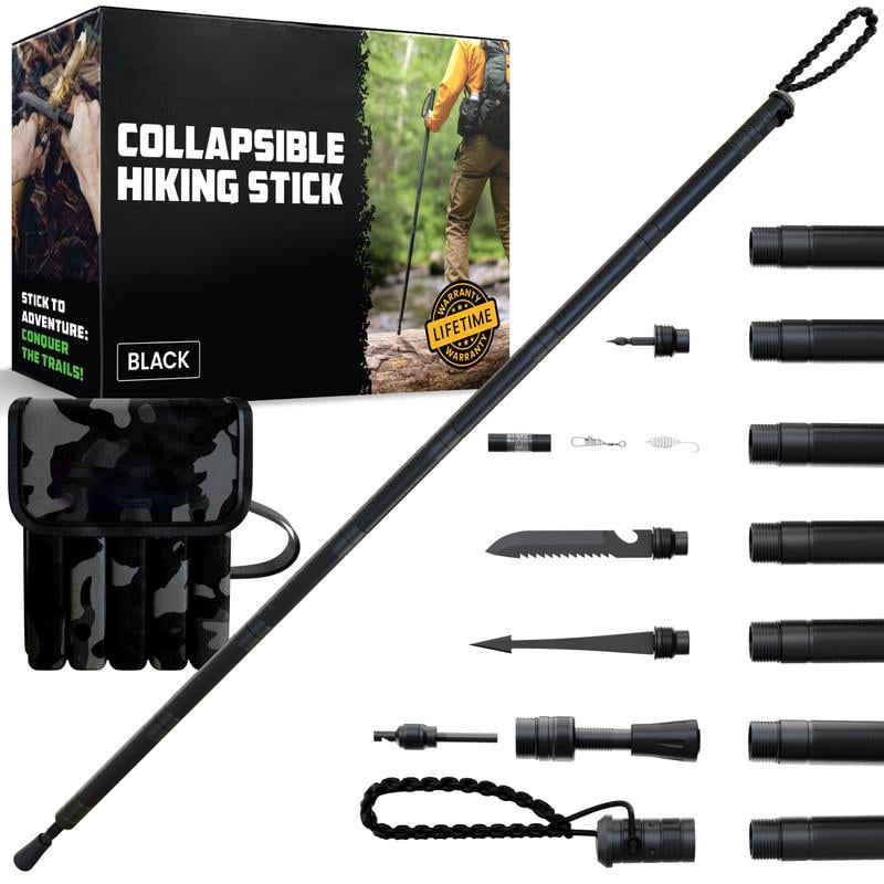 🚶 Tactical Hiking Stick – Essential Gear for Outdoor Adventures