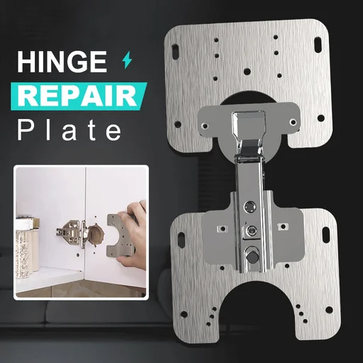(🌲Early Christmas Sale- SAVE 48% OFF)CABINET HINGE REPAIR PLATE(buy 2 get 1 free now)