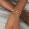 Moodear Gold Bracelet for Women 14K Real Gold Bracelet Sets for Women Dainty Snake Chain Bracelet Adjustable Cuban Link Bracelet for Women Cuff Bangle Gold Stackable Bracelets for Womens Jewelry Sets