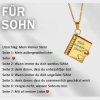 🎁💗Meine kleine Stern-Buch-Kette für Tochter & Sohn, Geburtstagsgeschenk, Abschluss-Schmuck der Liebe