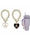 Letter Charm Accessories for  Cup 2PCS Initial Name ID Personalized Handle Charm for  Tumbler