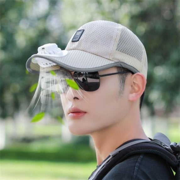 🎁TikTok Last Day Sale - 70% OFF🎉2025 New Ultralight UV Protection Baseball Cap with Solar Fan