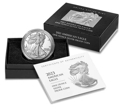 Last Day Only $8.99-American Eagle 2023 One Ounce Silver Proof Coin