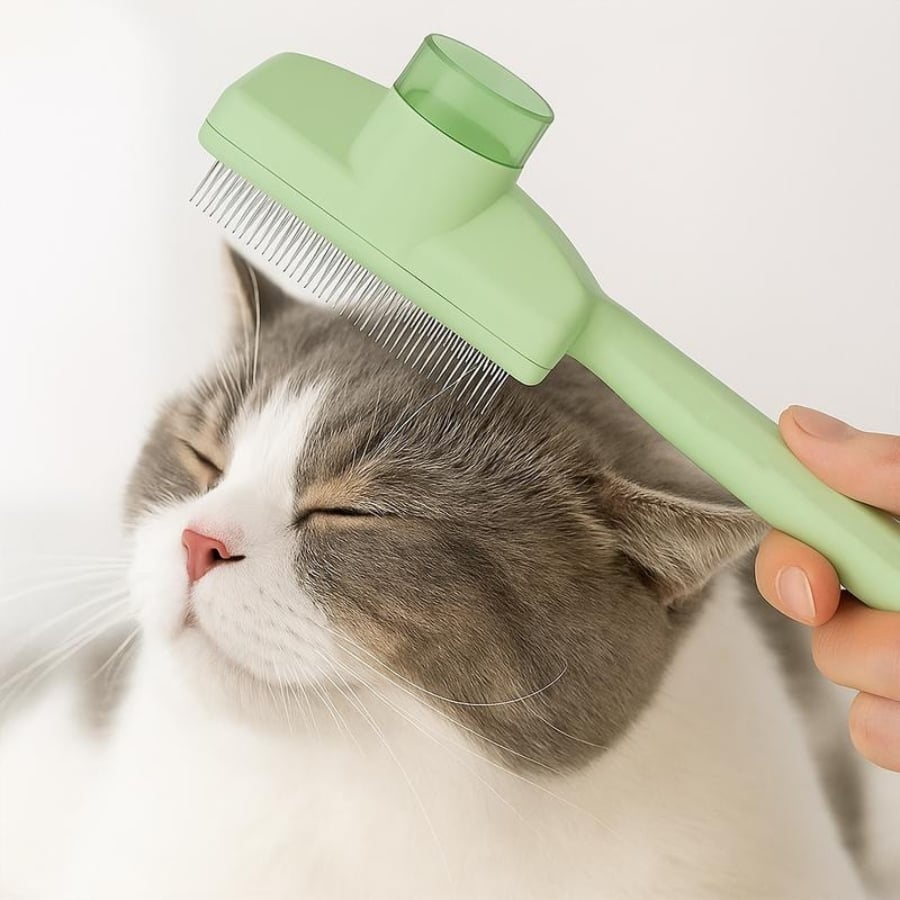 💥LAST DAY SALE 50% OFF💥Self-Cleaning Pet Hair Comb with Release Button