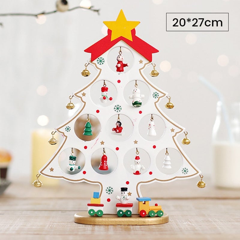 🎅LAST DAY SALE 50% OFF💥DIY Wooden Mini Christmas Tree Set