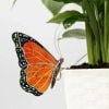 🔥 Limited Time Offer – 50% OFF! Stained Glass Butterfly Monarch Suncatcher pot decoration gift for women Light catcher Sun Room Decor Village style Add a different style to potted plants and gardens