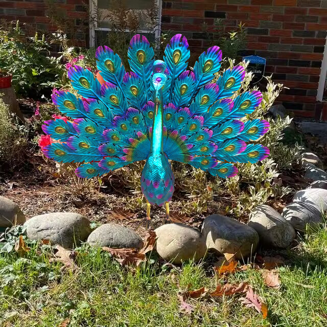🎁Last Day Promotion- SAVE 70%🎉Beautiful Peacock Statue Decor🦚