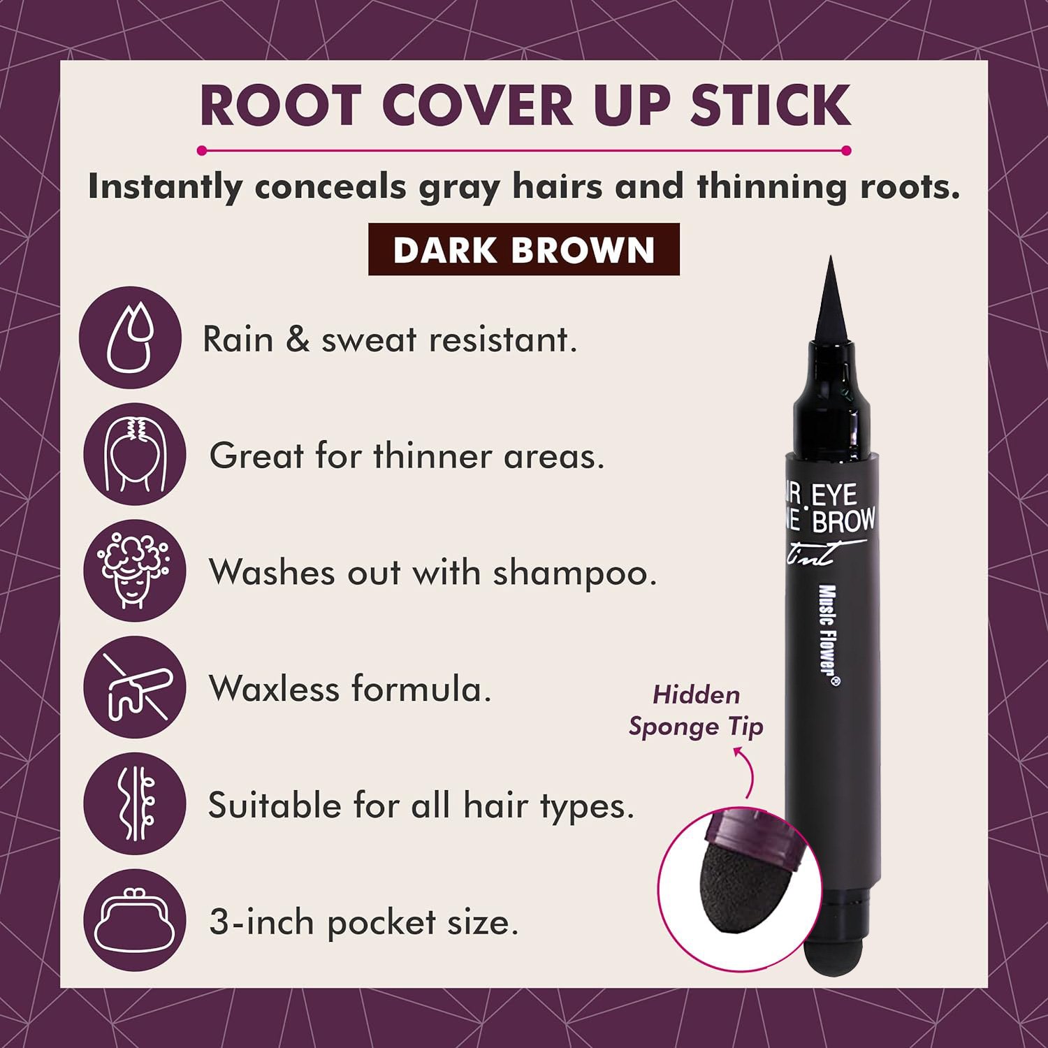 (🎉Last Day Promotion 50% OFF) Instant Roots Cover Up Stick