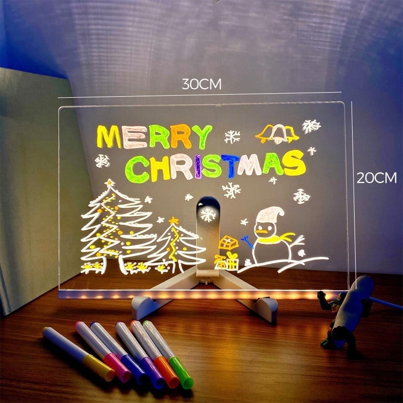 (🎁Early Christmas Sale)-LED Note Board with Colors🎨BUY 2 FREE SHIPPING