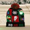 (🎄🎅 Christmas Early Special Offer -50% OFF) 🎅Christmas Colorful Glowing Knitted Hats, Buy 3 Free Shipping